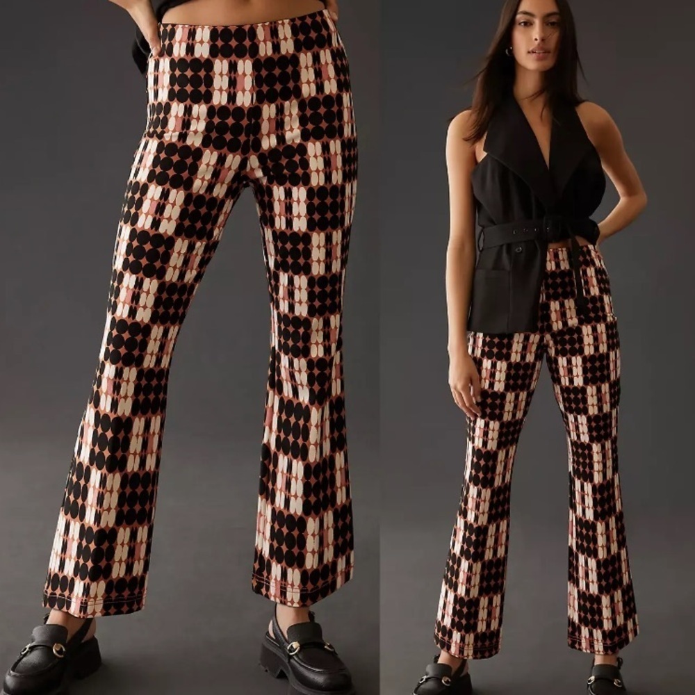 Anthropologie Maeve Kick flare Margot pants size small